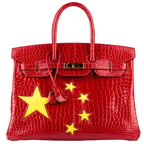 hermes china flag bag